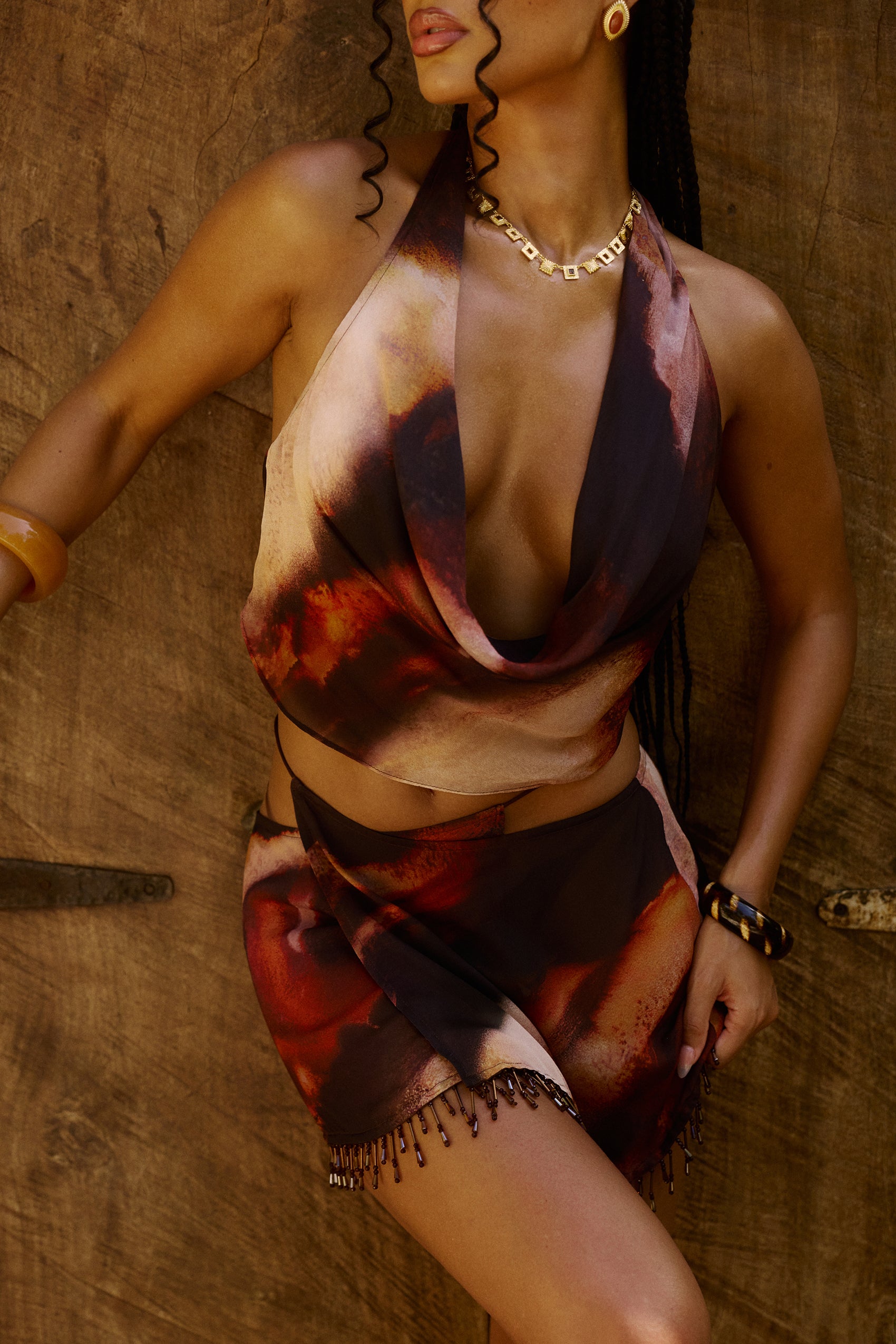 Sirena Mini Skirt in Sarabi