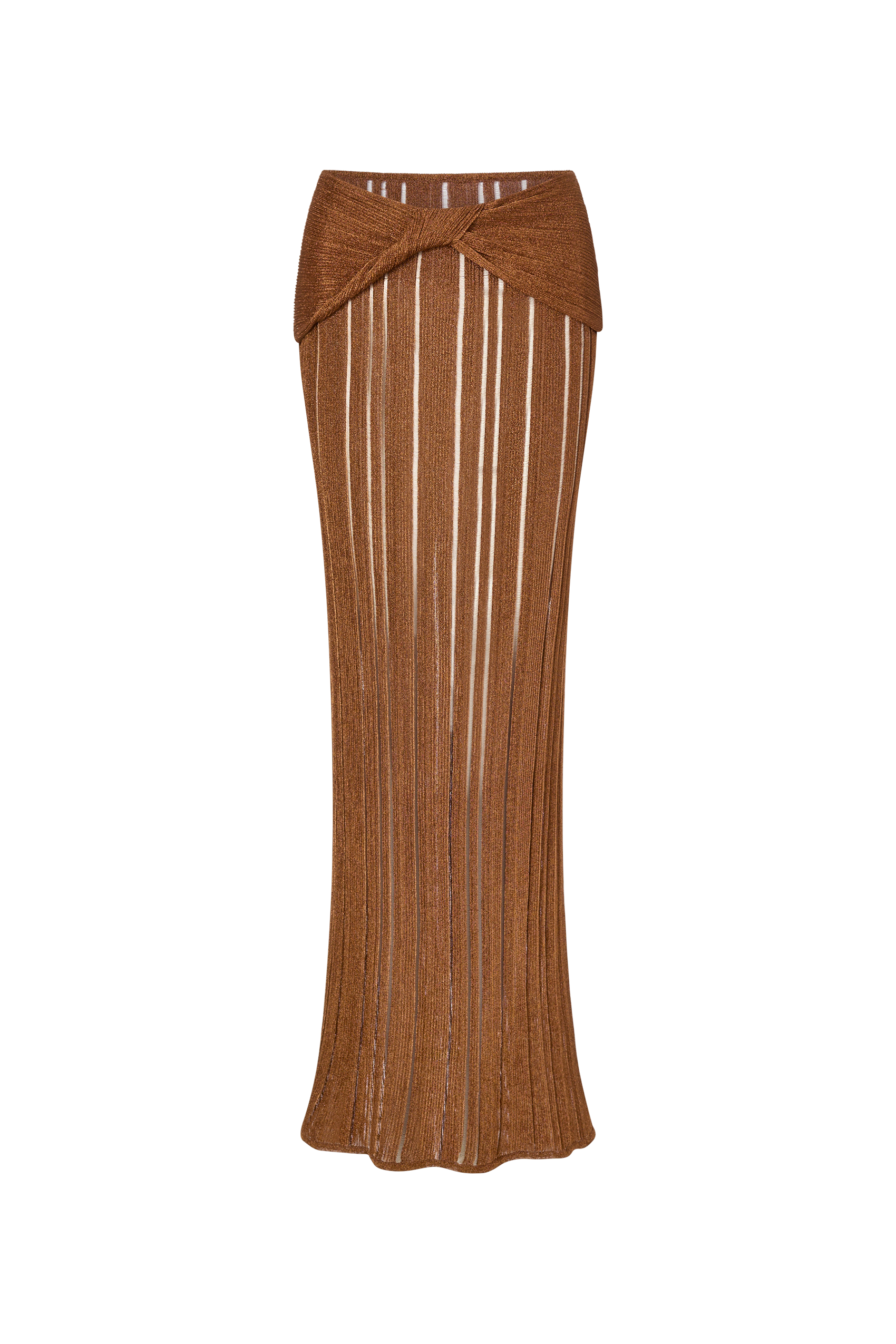 Isleno Knit Maxi Skirt in Sombra