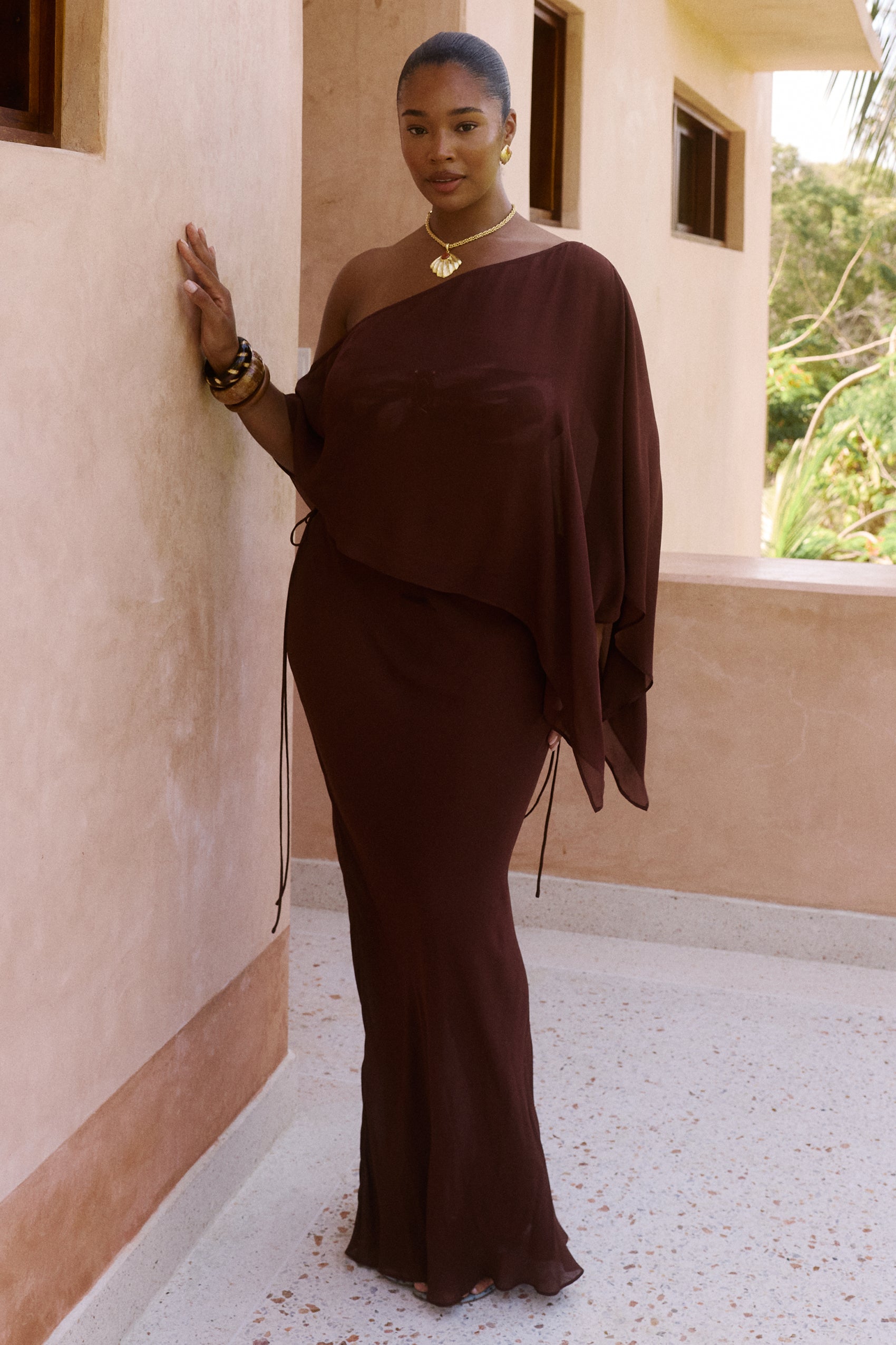 Nama Maxi Skirt in Makoa