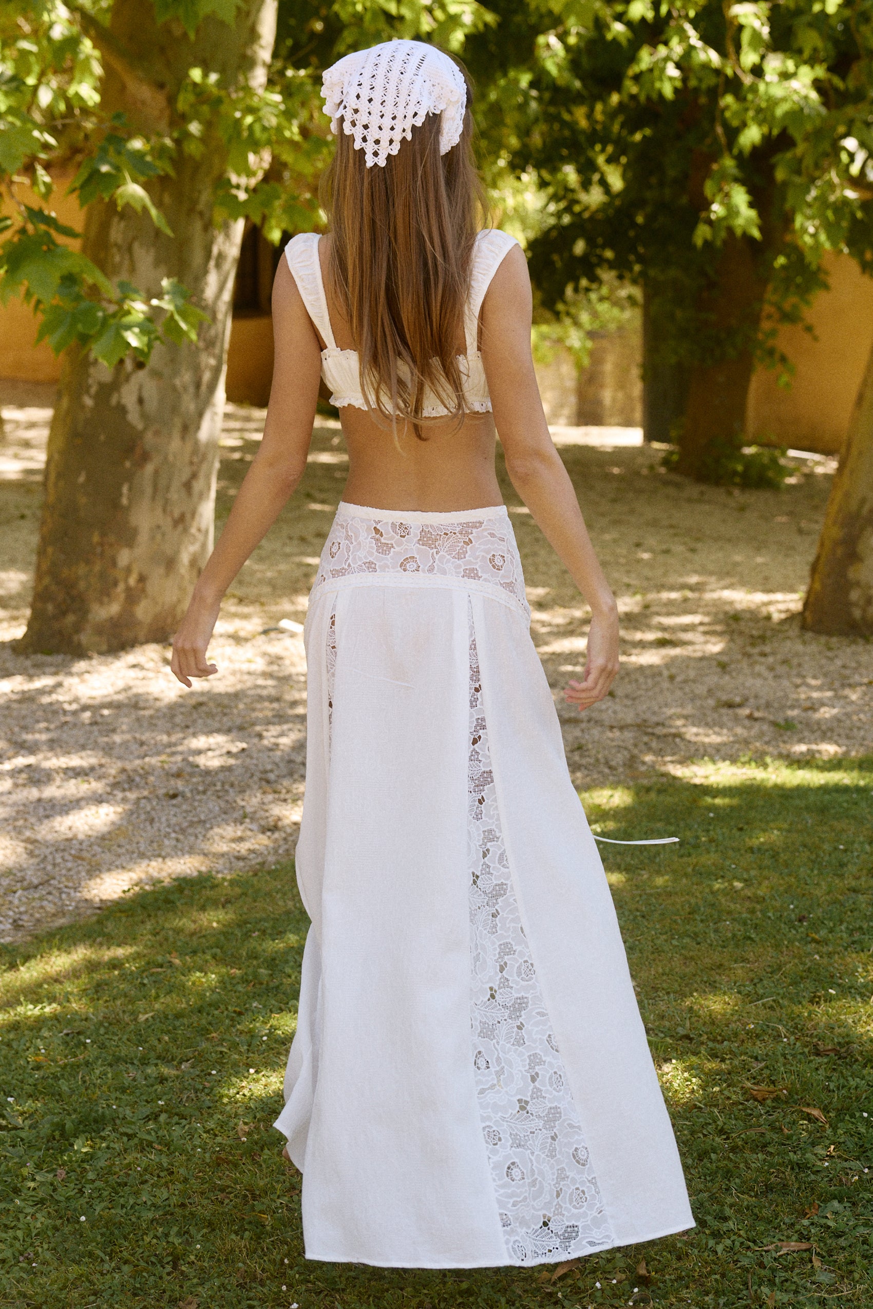 Jolie Maxi Skirt in Celeste