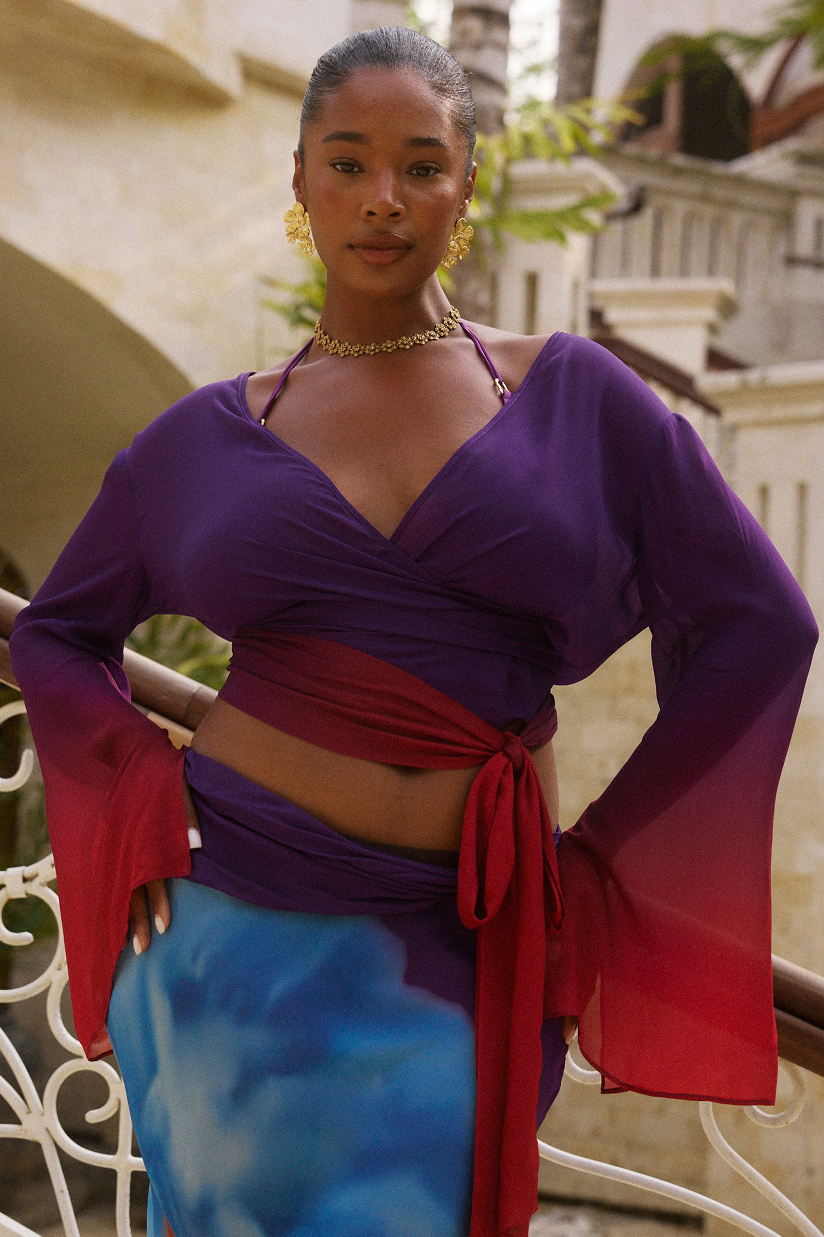 Solara Top in Aurora