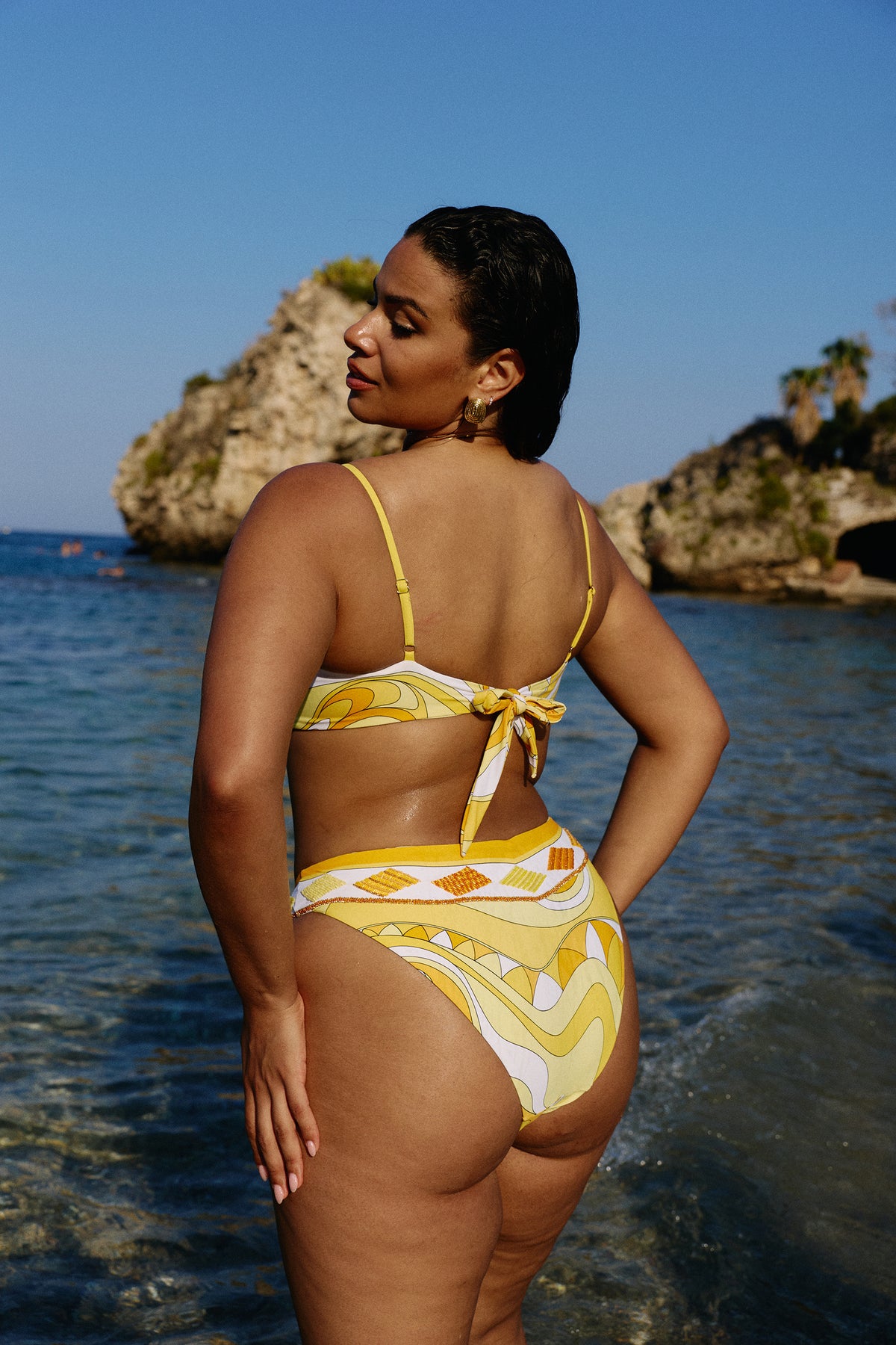 Balboa Bikini Bottom in Massimo
