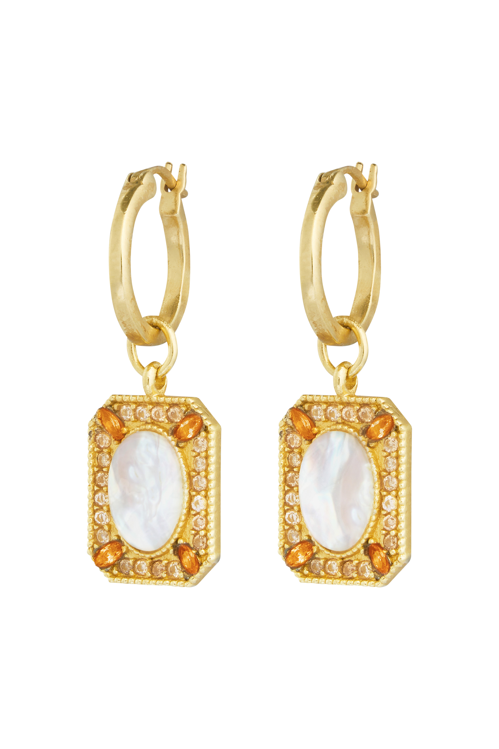 Azela Earrings in Pearl