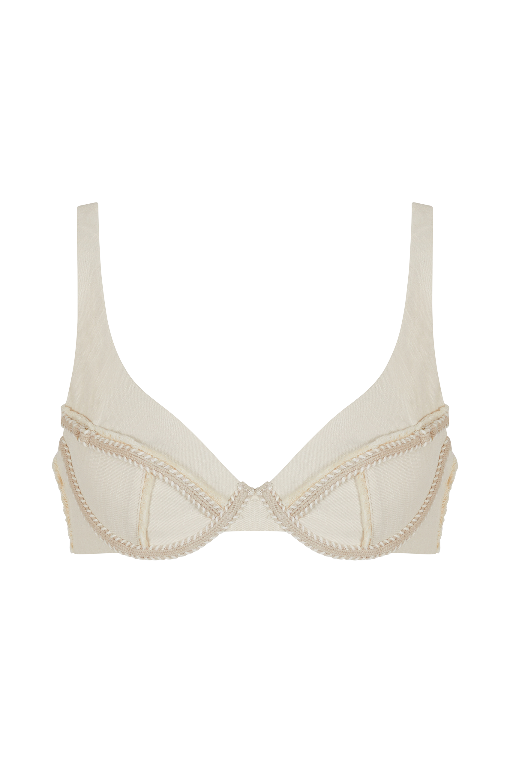 Hailey Underwire Bra in Pearl