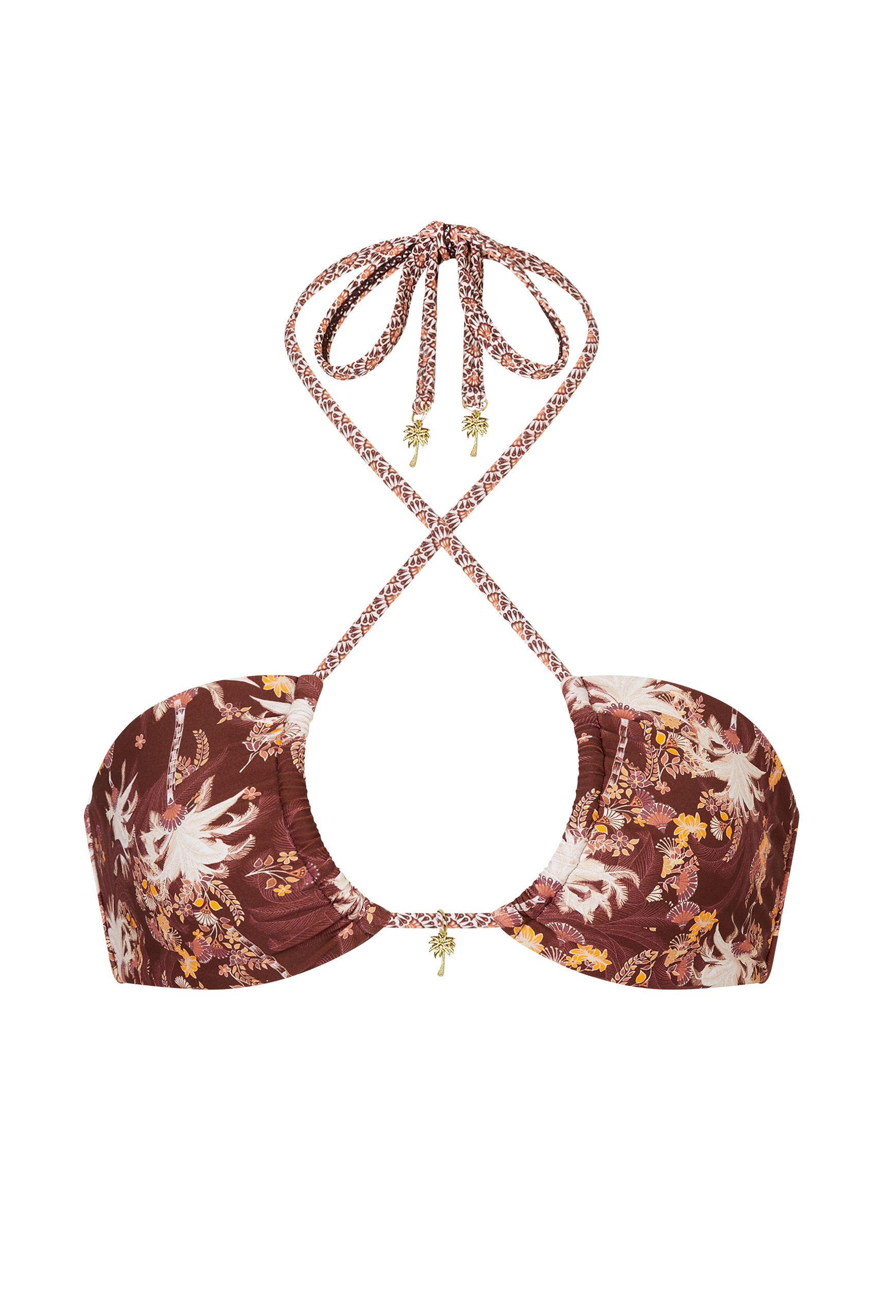 Ibiza Bikini Top in Palmera
