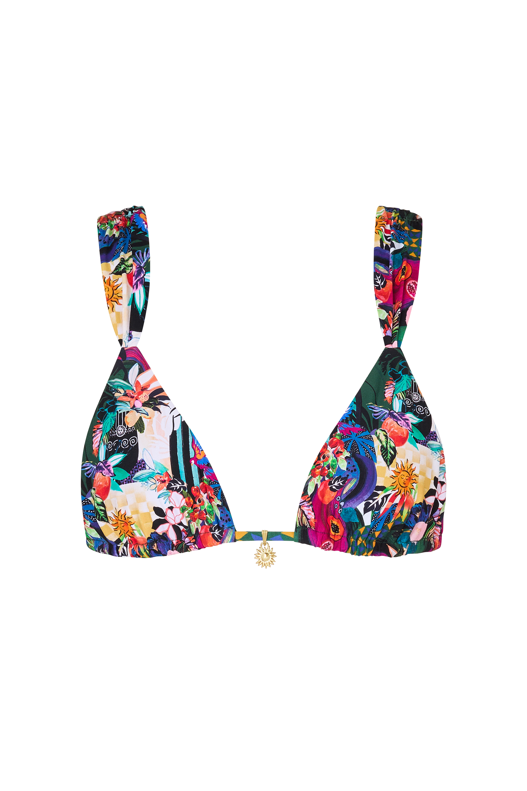 Cyprus Bikini Top in Tropicalia