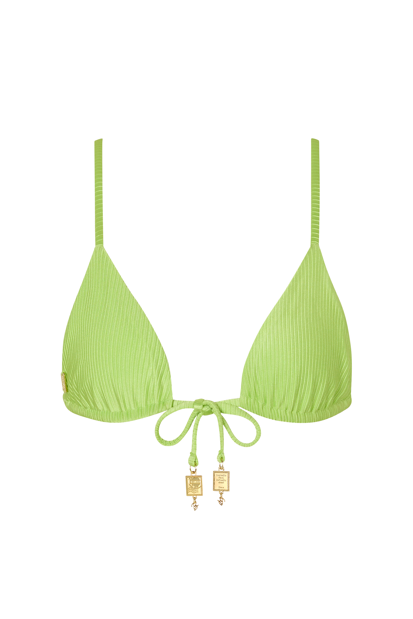 Mykonos Bikini Top in Manzana