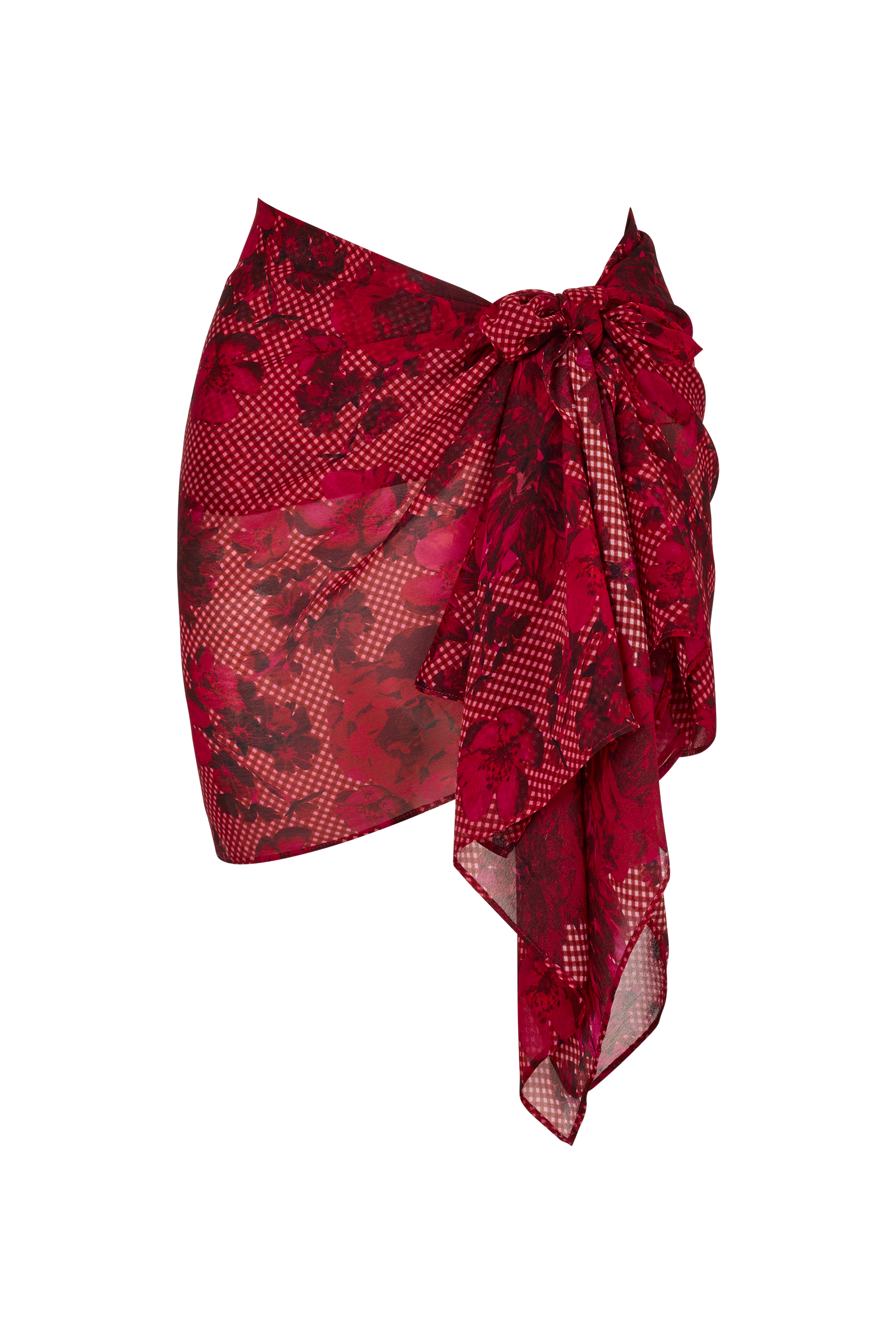 Georgette Sarong in Rose