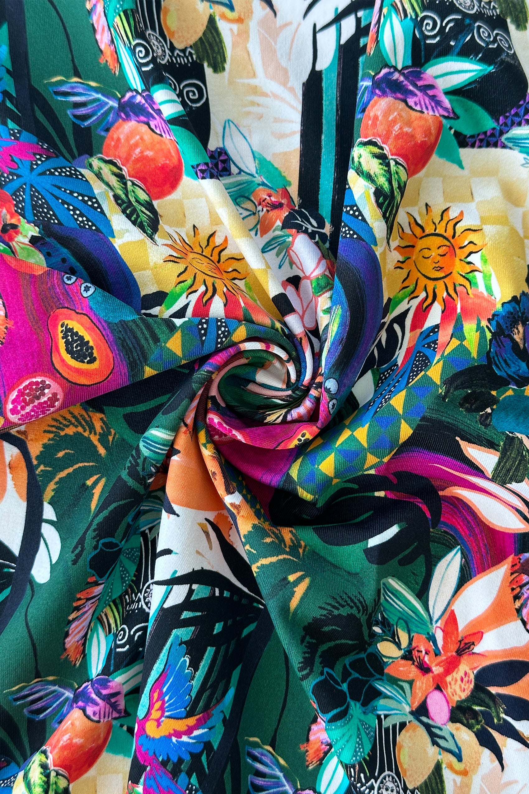 Cyprus Bikini Top in Tropicalia