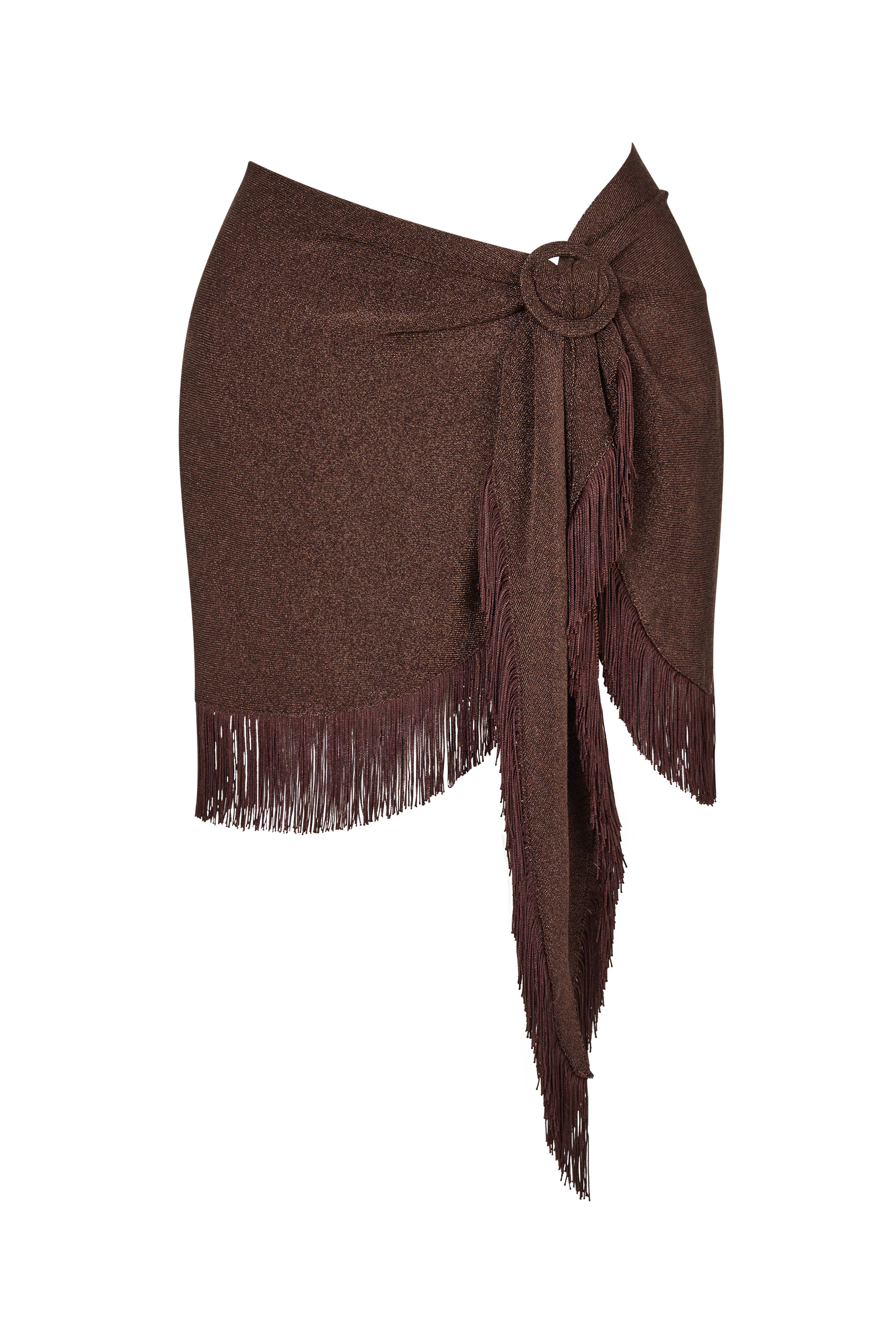 Zaria Knit Skirt in Bronzea