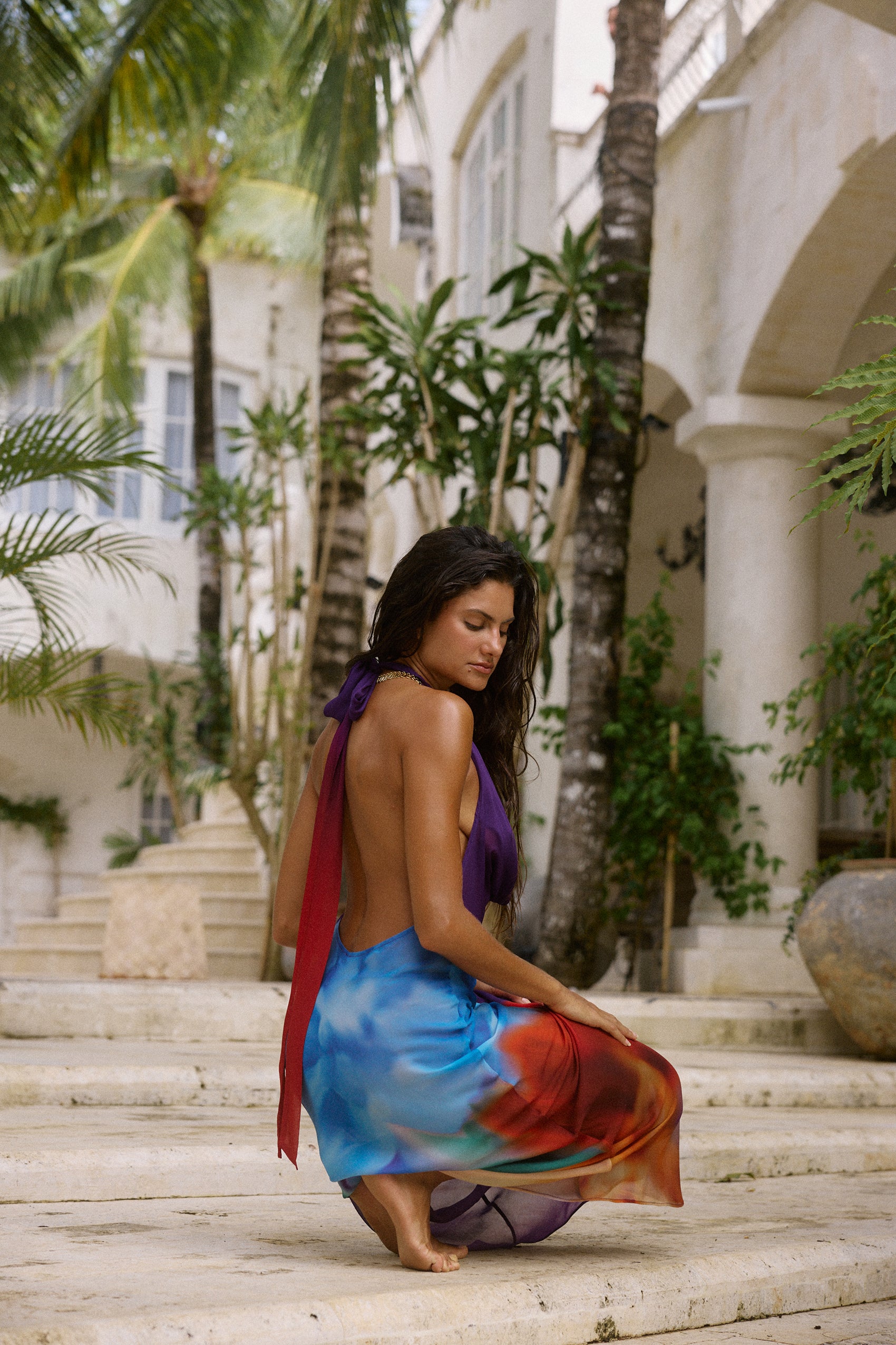 The Elysian Maxi Dress in Aurora