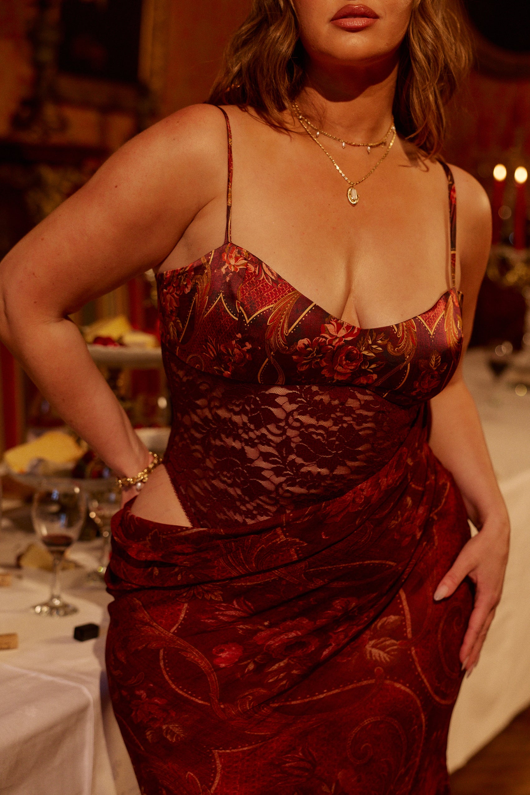 Velora Maxi Dress in Rosetta