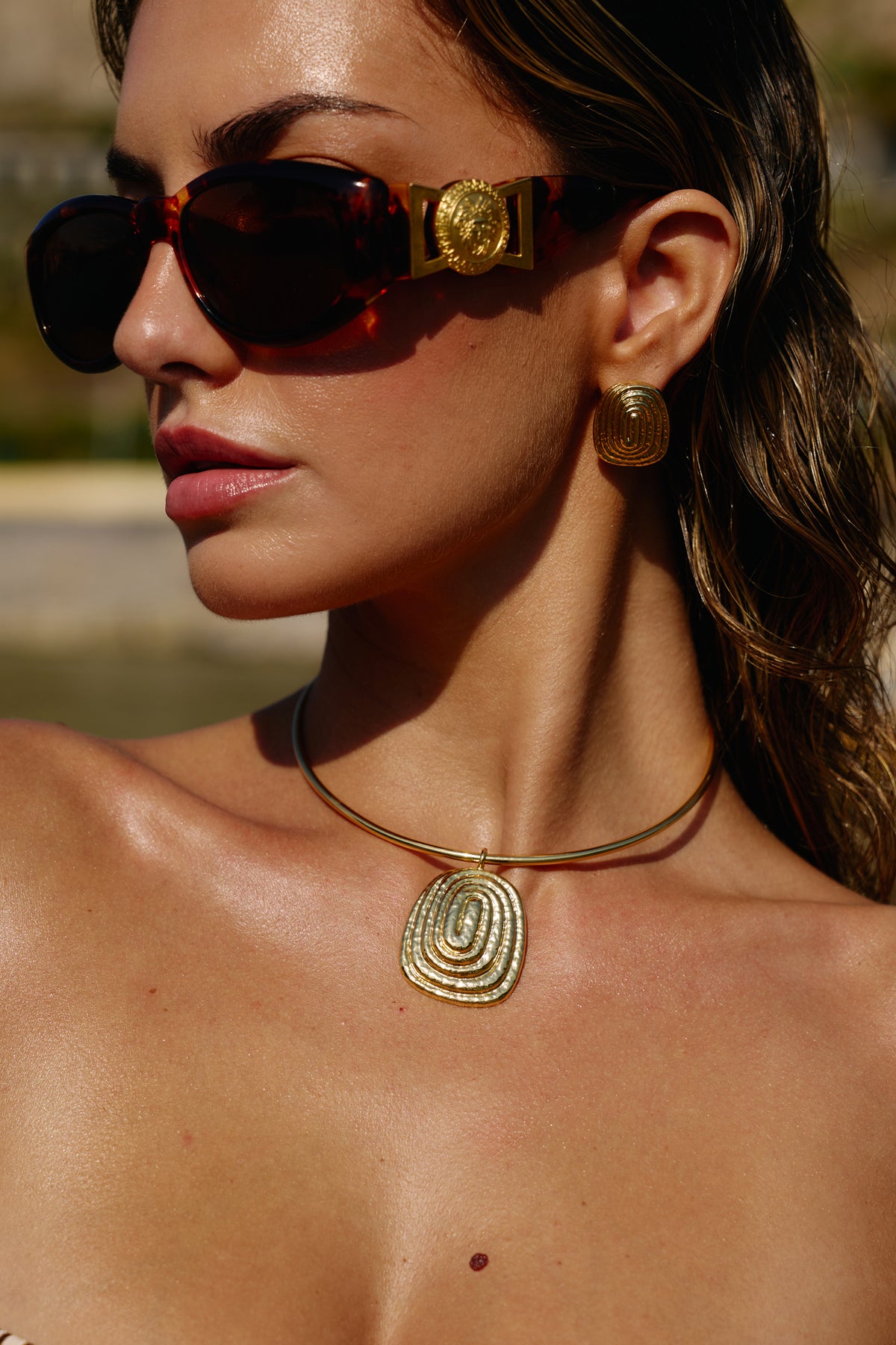 Palazzo Torque Necklace