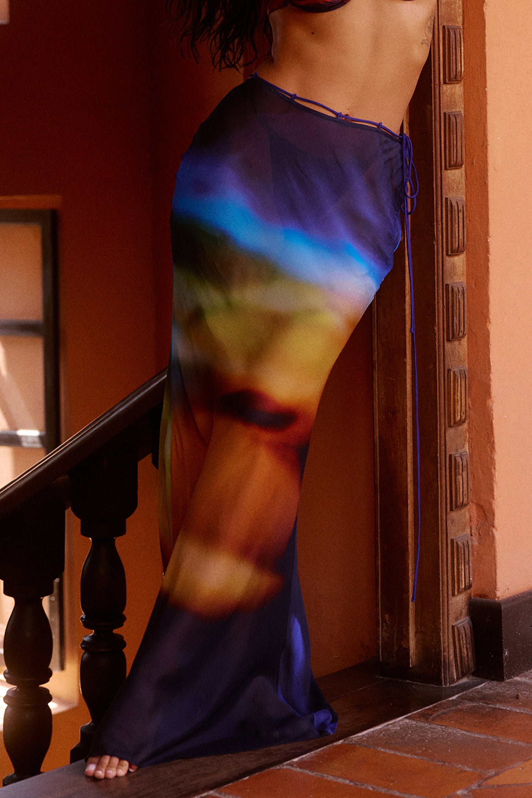 Santa Marta Maxi Skirt in Tempo