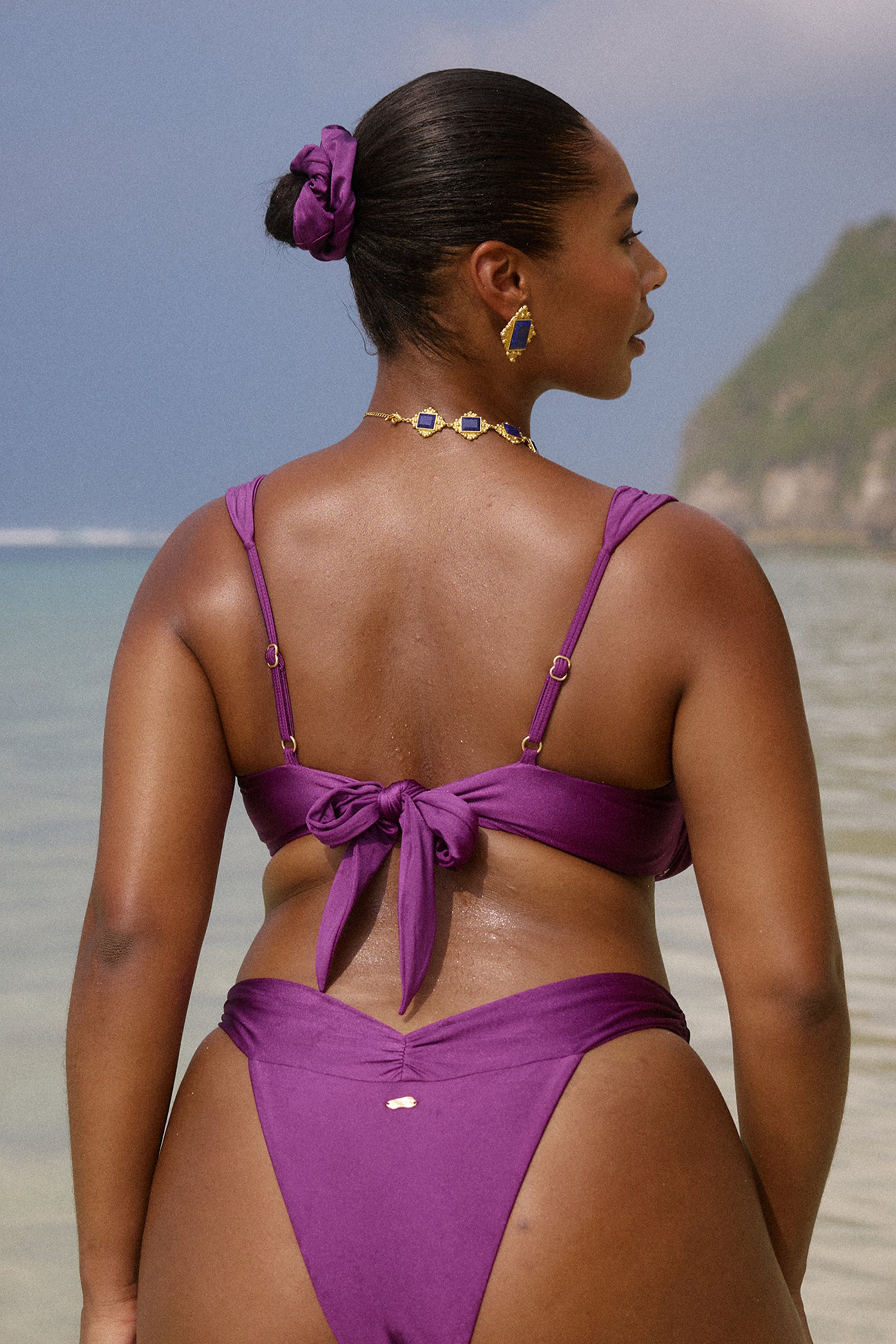 Collective Swimwear - Ventura Top in Violetta sixth image