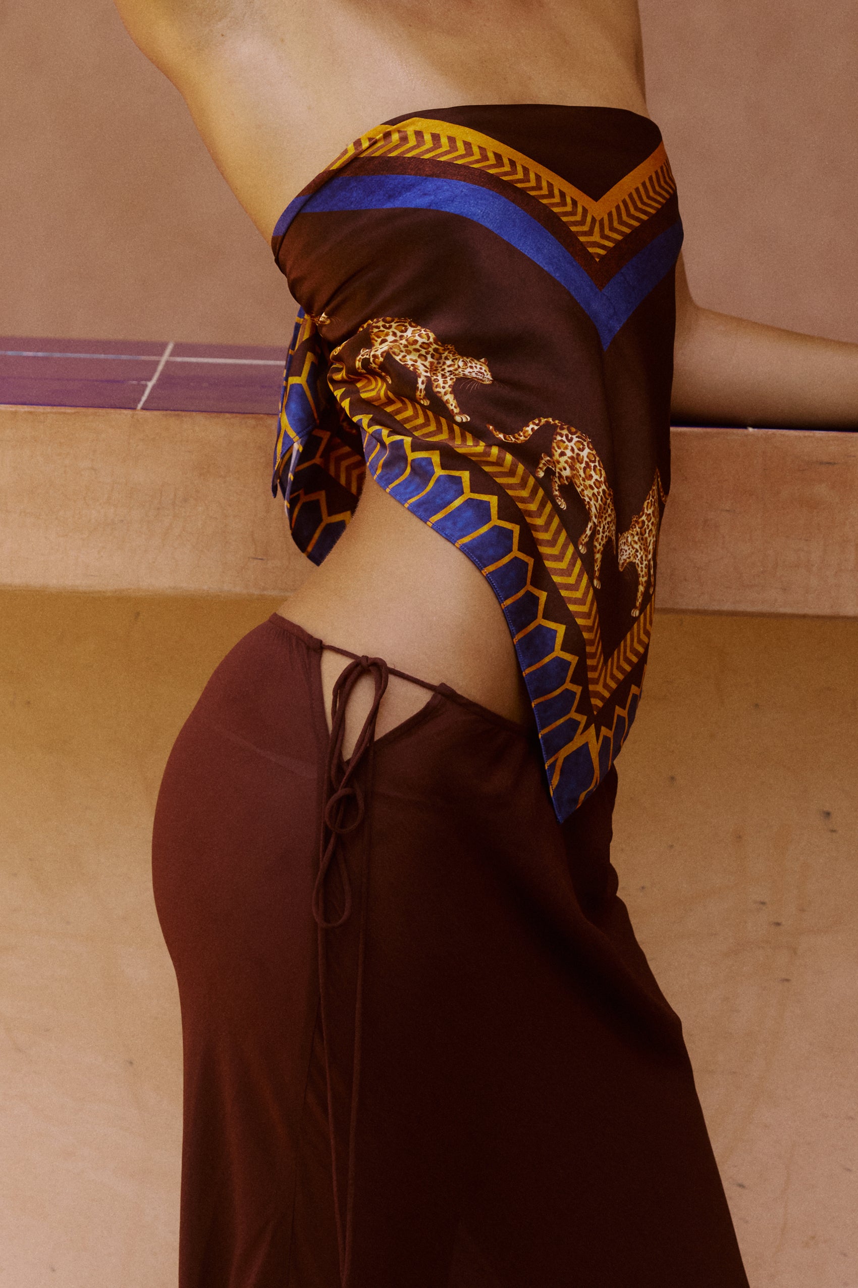 Nama Maxi Skirt in Makoa