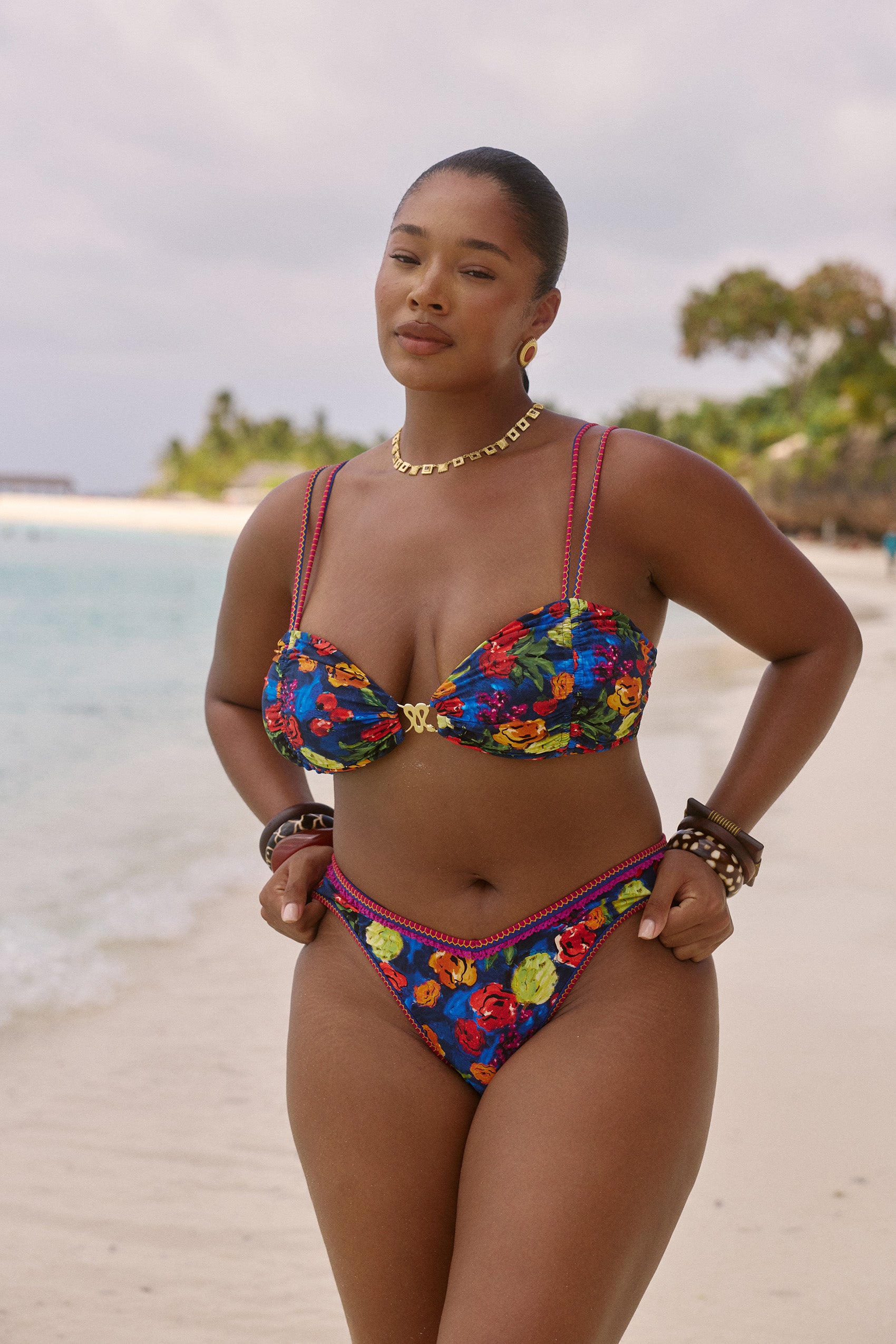 Ischia Bikini Top in Ayana