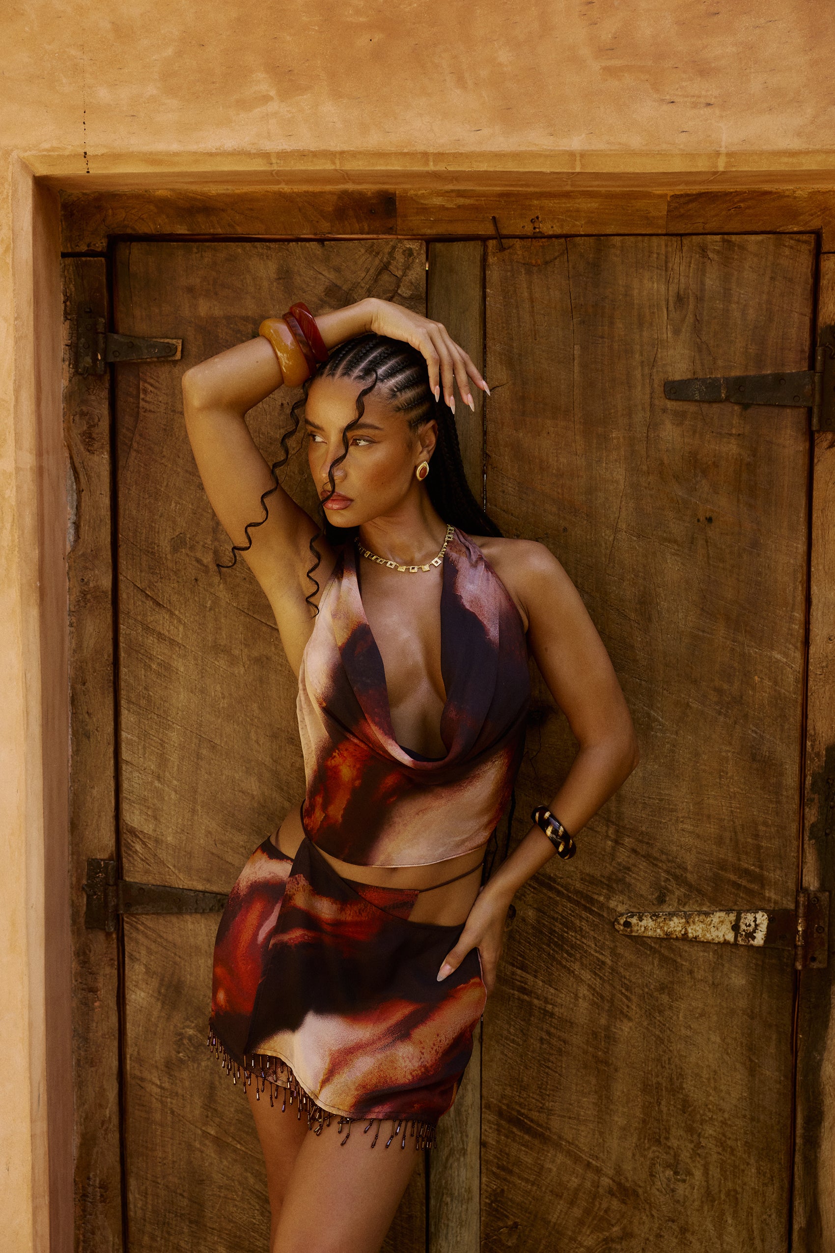 Sirena Mini Skirt in Sarabi