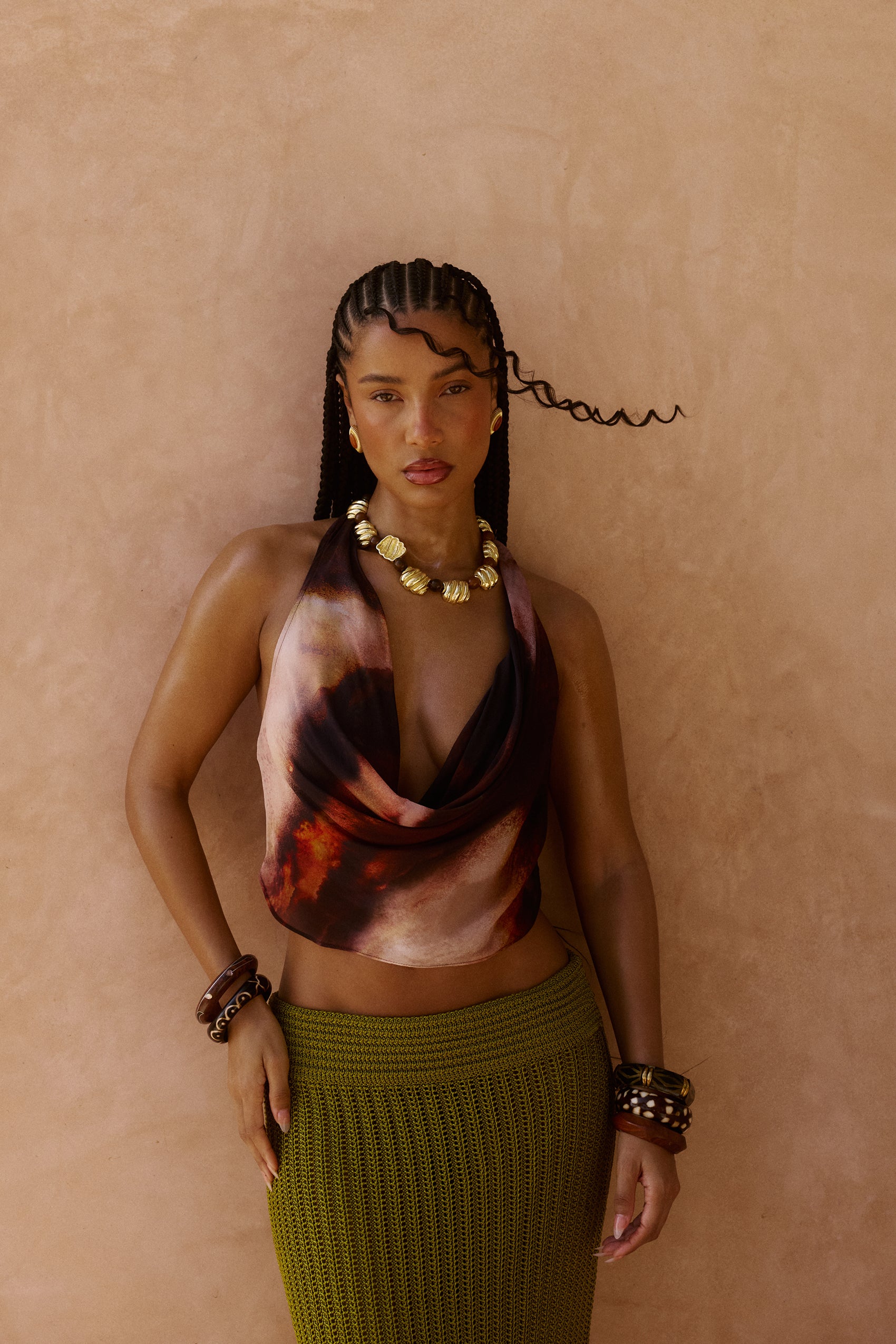 Luzita Top in Sarabi