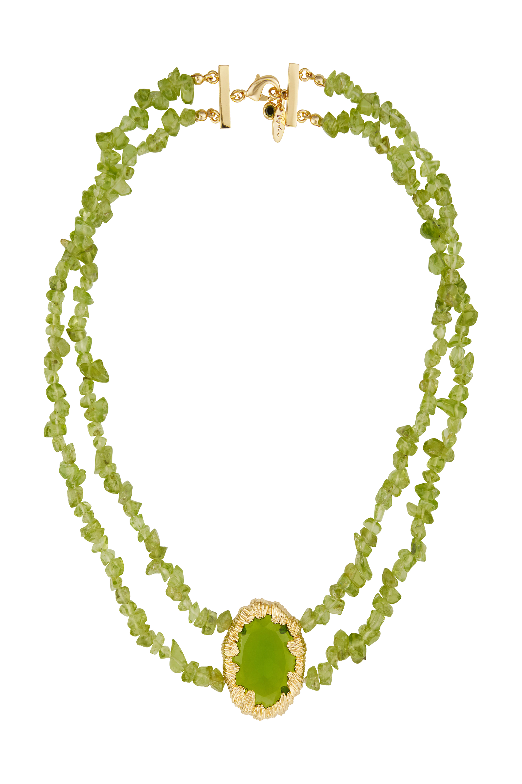 Azania Necklace in Peridot