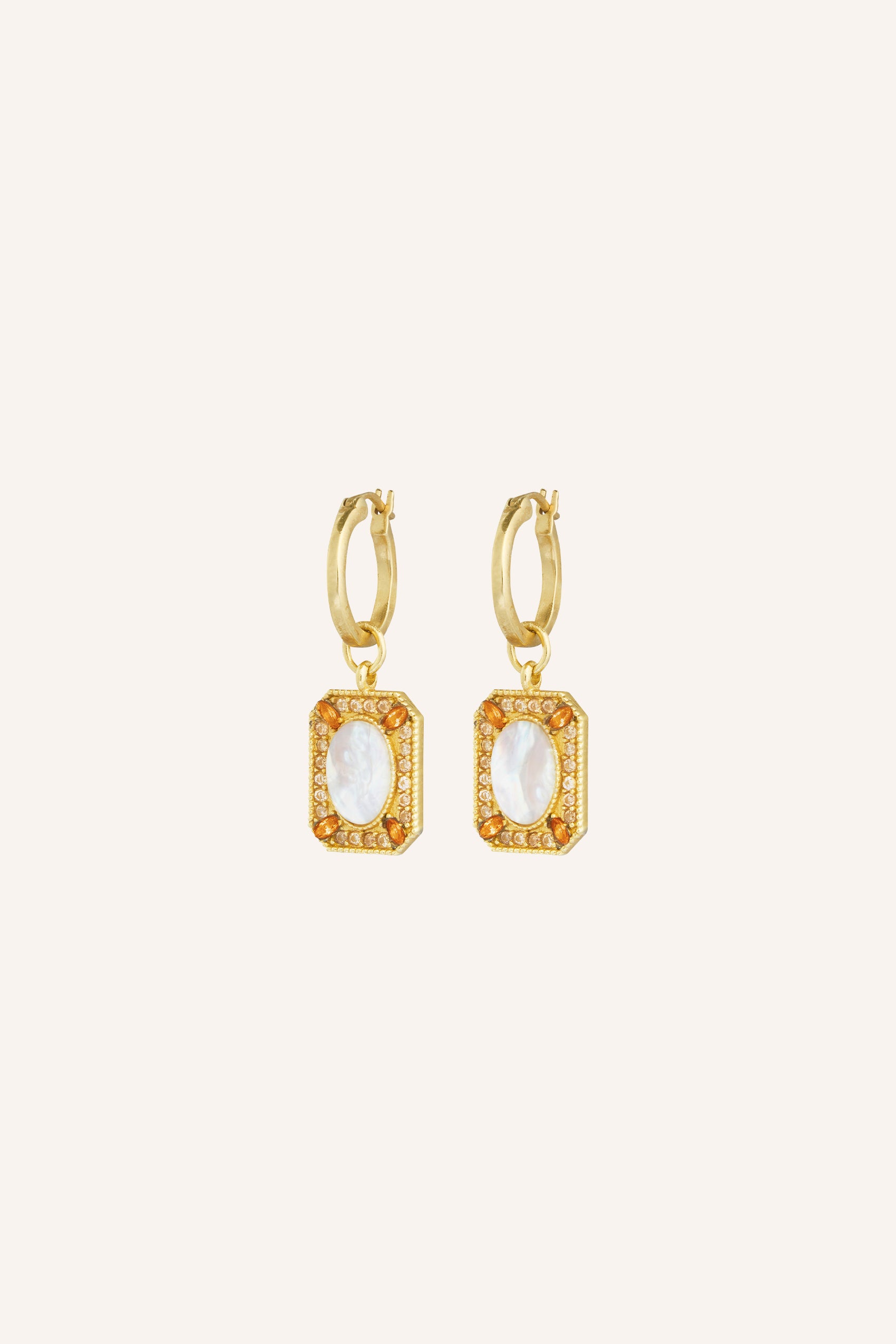 Azela Earrings in Pearl