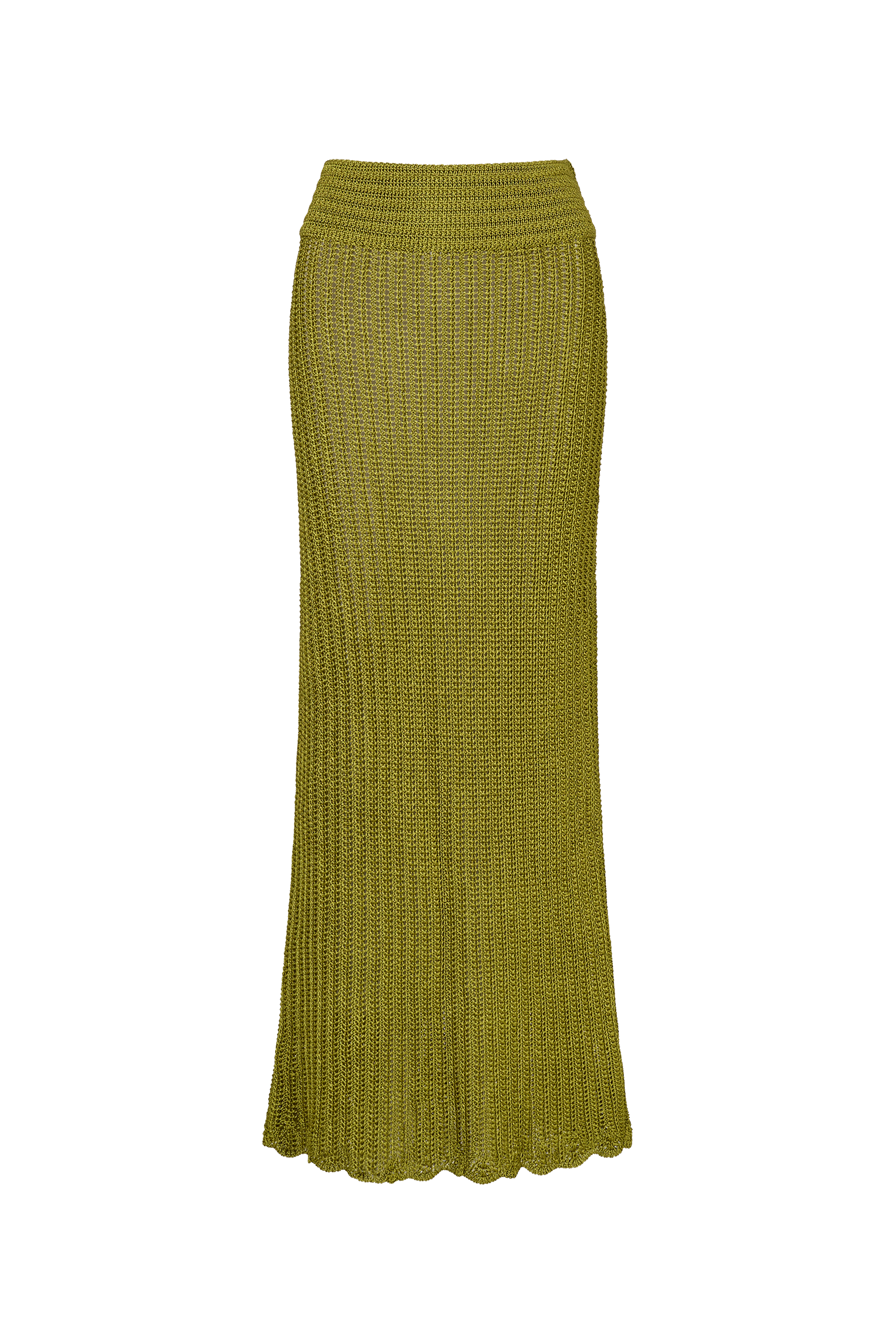 Nia Crochet Maxi Skirt in Paya