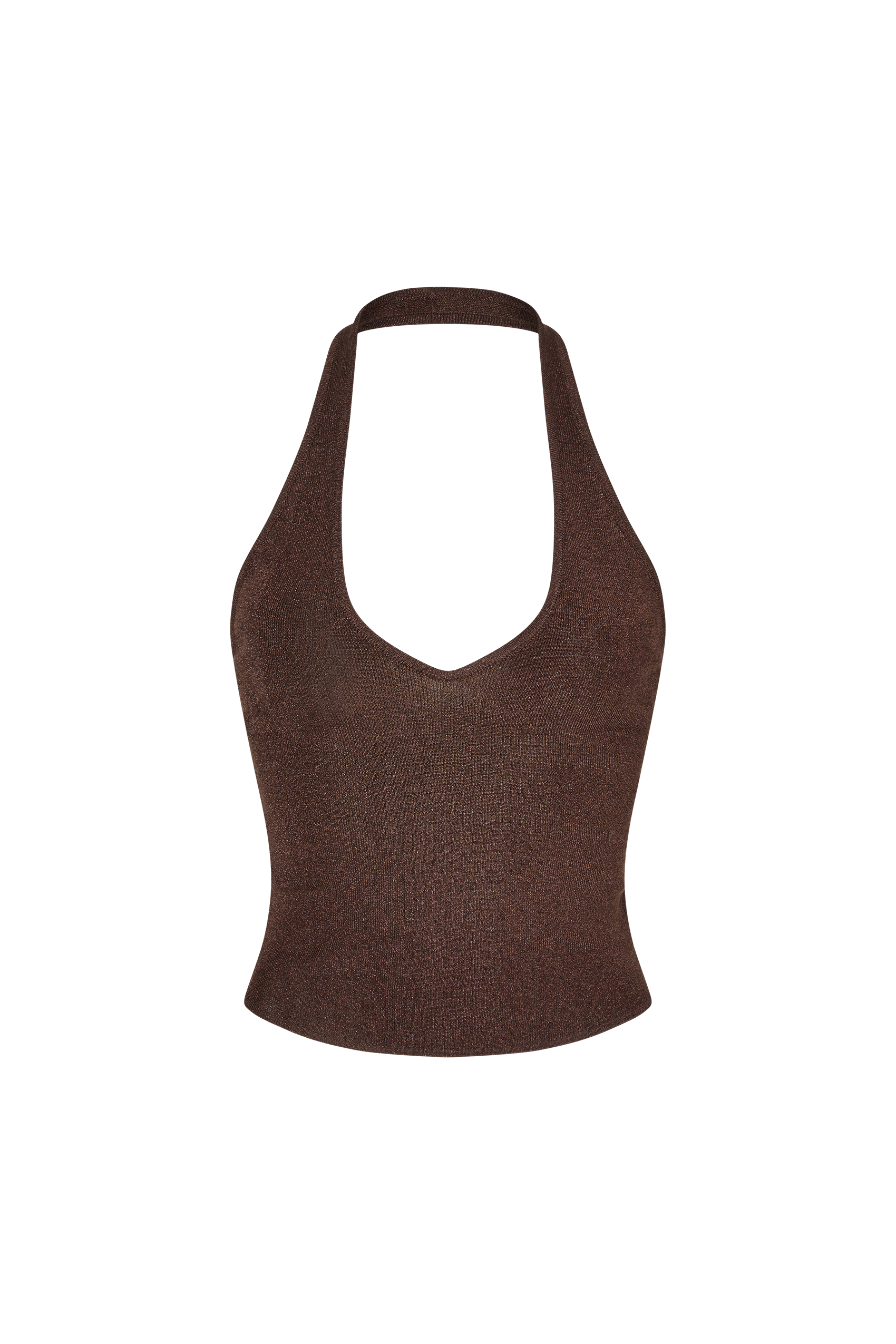 Mira Knit Top in Bronzea