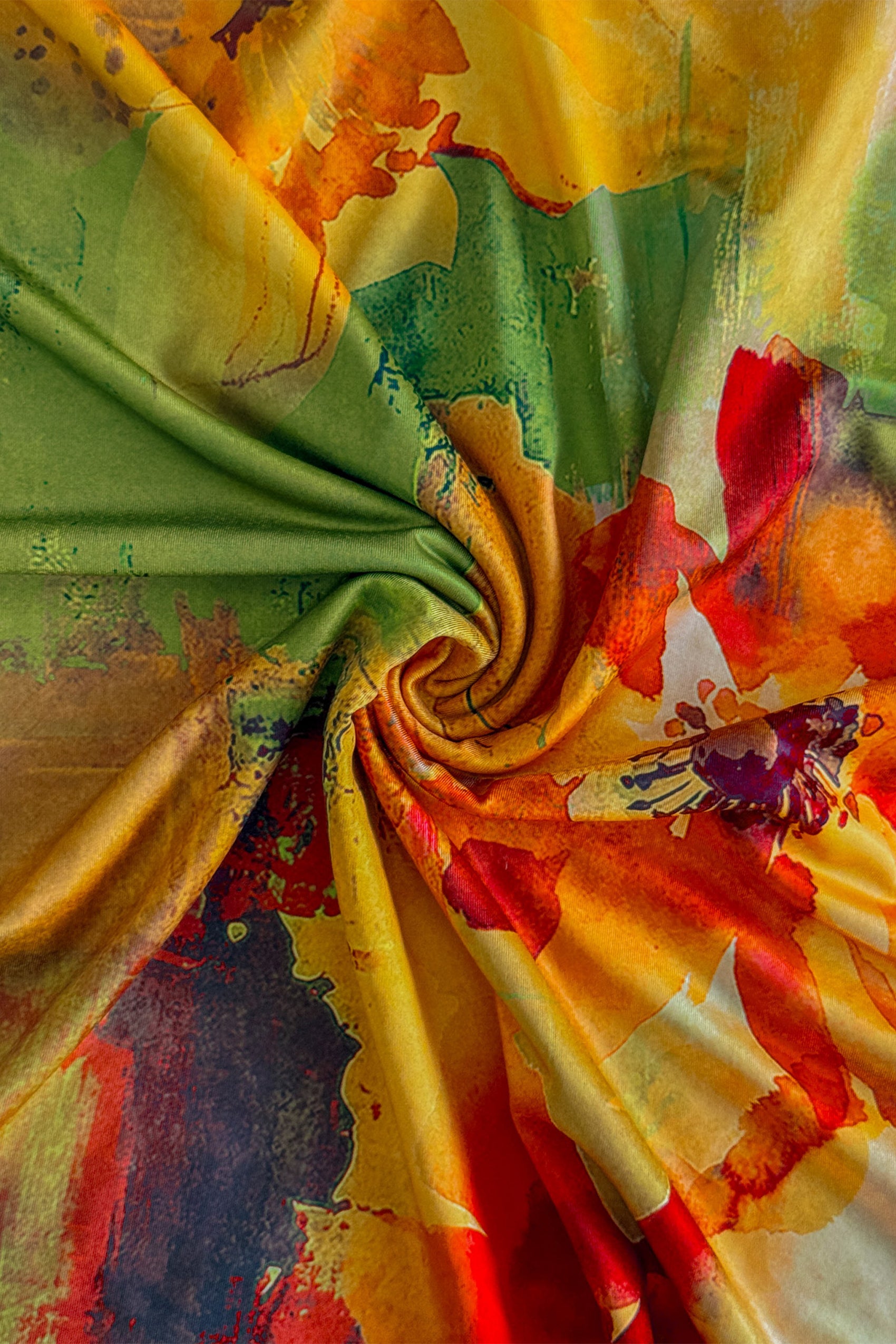 Azura Jersey Maxi Skirt in Solara