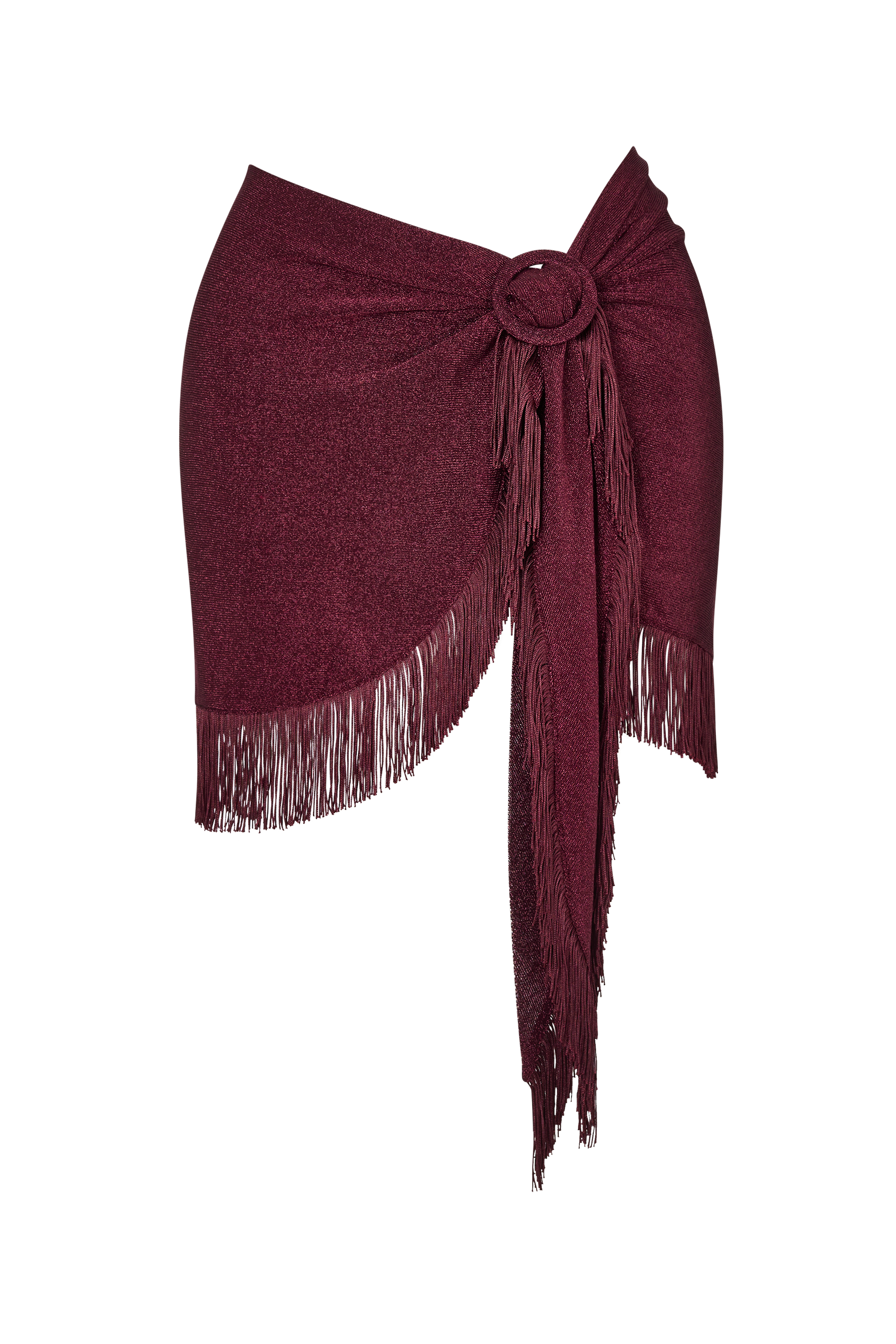 Zaria Knit Skirt in Sangria